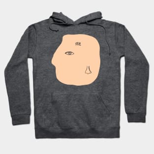 Ghost boo-Funny Face Hoodie